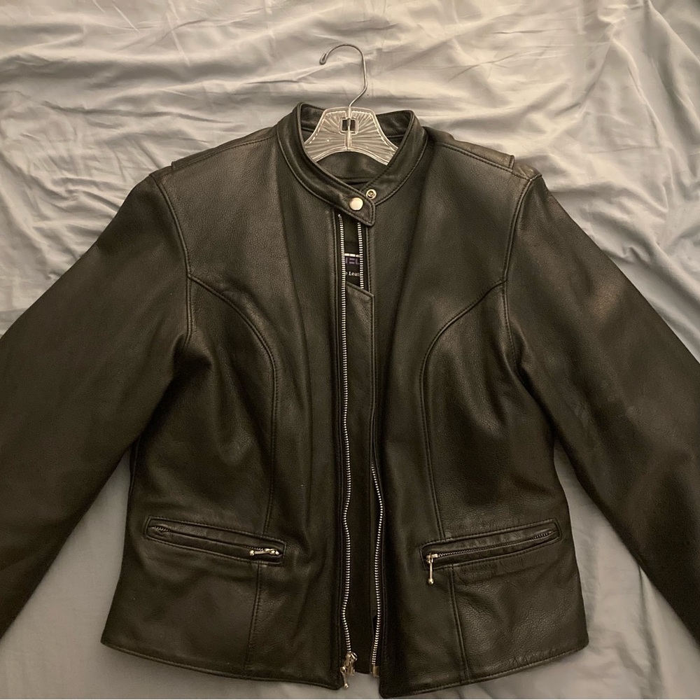 Protech performance leather woman’s jacket